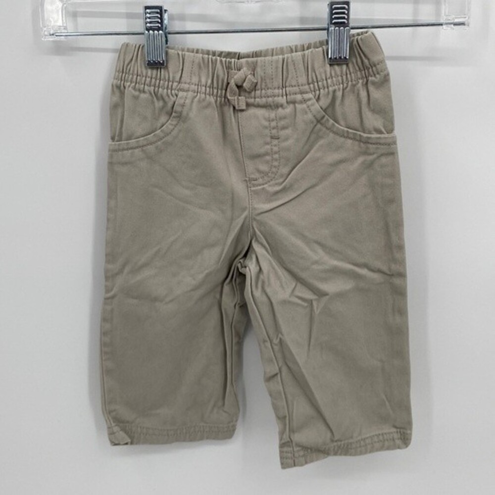 Little Wonders Cotton Elastic Drawcord Waist Pull-On Shorts Brown Size 12M NWOT